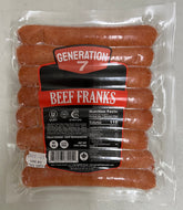 Generation 7 Beef Franks | 12x13oz Retail Packs
